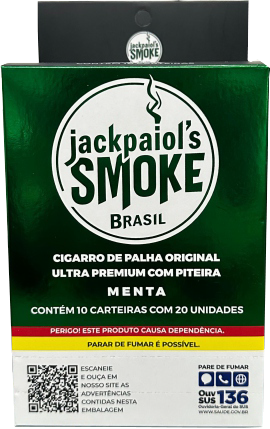 Display Palheiro Jack Paiol Ultra Premium Menta C/ Piteira