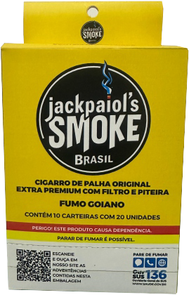 Display Palheiro Jack Paiol Ultra Premium Goiano C/ Piteira e Filtro