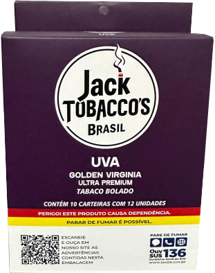 Display Jack Tabac Bolado Uva C/ Filtro