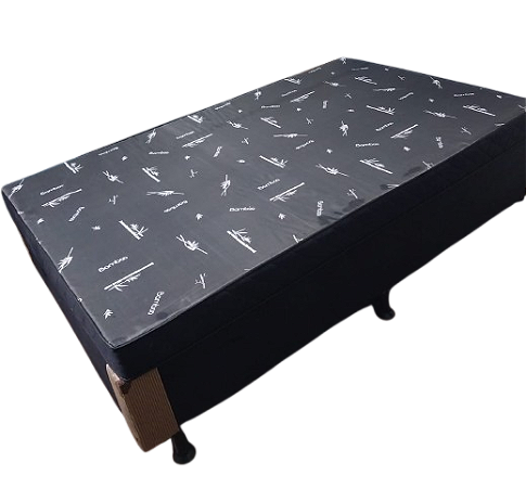 Colchão Viúva + Base Box Novo 128x188mm