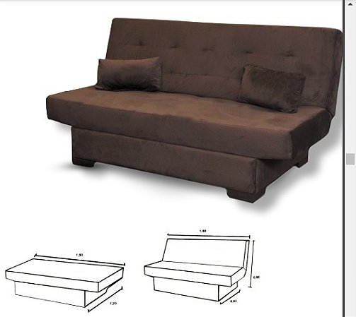 Sofá Cama Reclinável Novo
