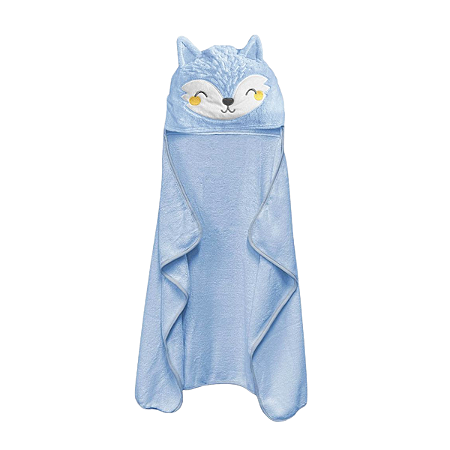 Toalha Power Sec Animada Raposa Azul