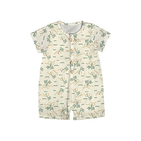 Banho de Sol Unissex Estampado Meia Malha Off White