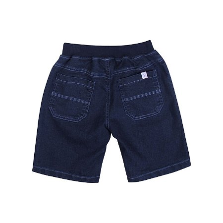 Bermuda Rock Jeans Comfort Azul