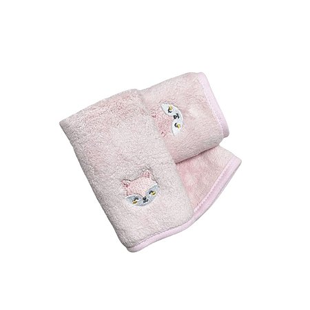 Kit Babita Power Sec com 3 babadores Raposa Rosa