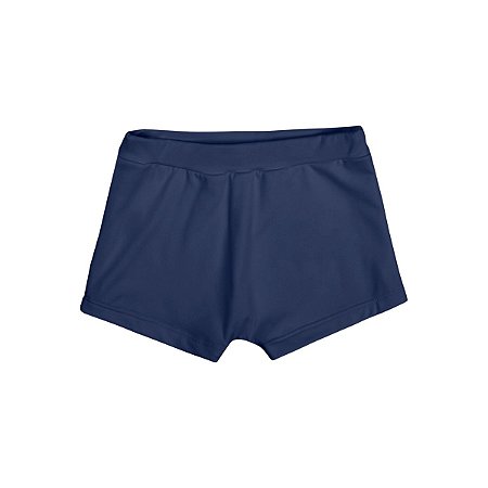 Sunga Boxer Malha Proteção UV Azul Marinho