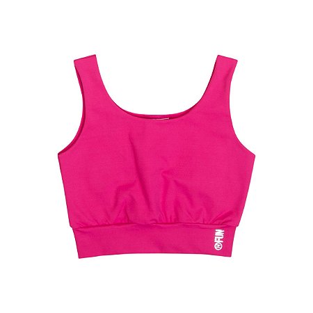 Top Fitness Poliamida Rosa