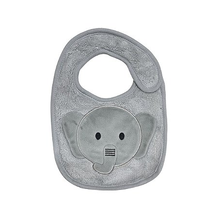 Babador Power Sec Animado Elefante Cinza