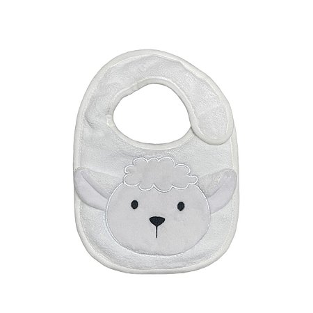 Babador Power Sec Animado Ovelha Branca