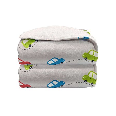 Cobertor Sherpan Printed Carros