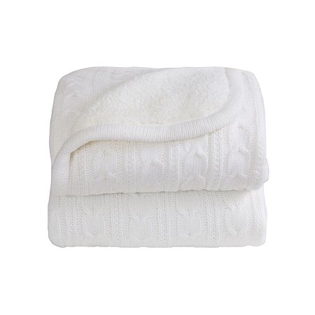 Manta Cobertor Sherpan Fio Off White