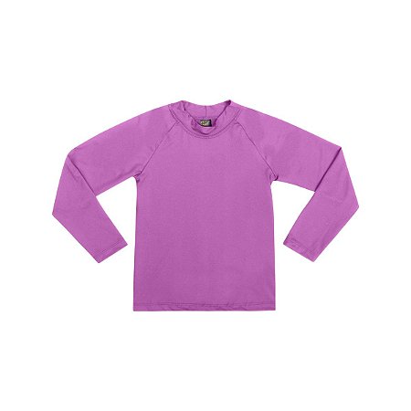 Camiseta Unissex Malha Proteção UV Roxo