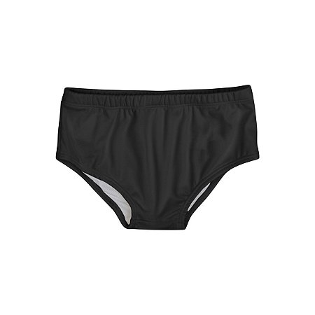 Sunga Tradicional Malha Proteção UV Preta