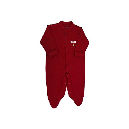 Macacão Pingente Ursinho Vermelho