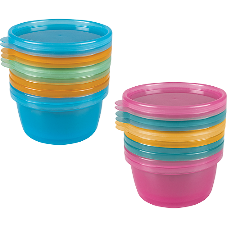 Kit 6 Potes para Papinha - Sortidos