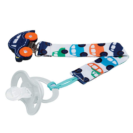 Prendedor de Chupeta Carrinho