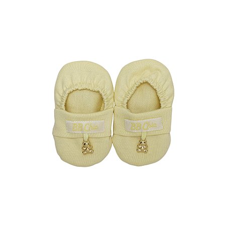 Pantufa Pingente Ursinho Amarelo