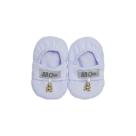 Pantufa Pingente Ursinho Branco