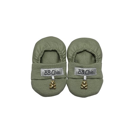Pantufa Pingente Ursinho Verde