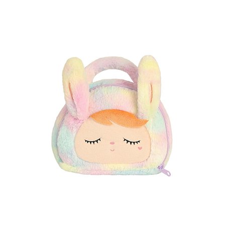 Bolsa Coelha Arco Iris Necessaire de Plush Metoo