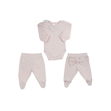 Conjunto Pagão Family Time Rosa