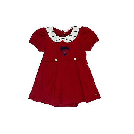 Vestido Body Sailor Vermelho