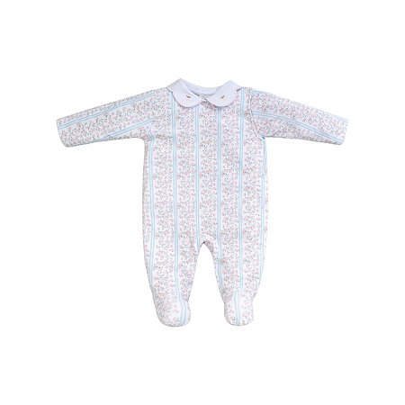 Macacão Longo Malha Anarruga Floral