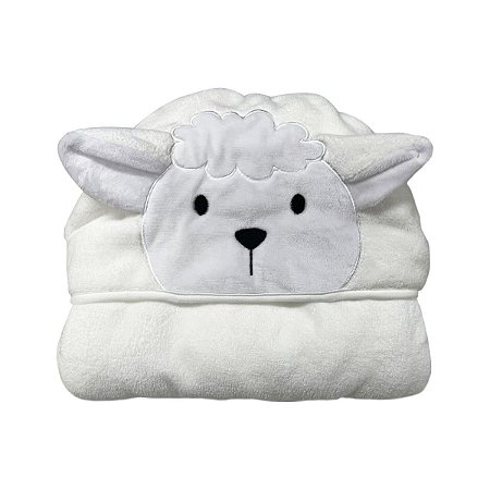 Toalha Power Sec Animada Ovelha Branca