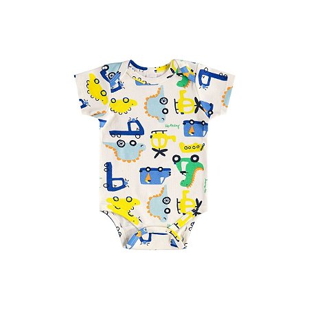 Body Manga Curta Suedine Dino Móvel Off White