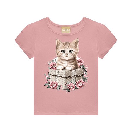 Blusa Gatinho Rosê