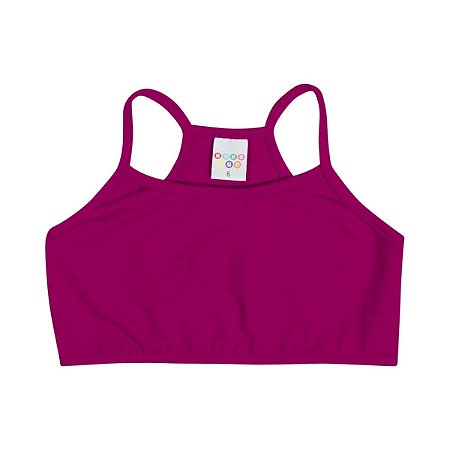 Top Básico Cotton Rosa Drama