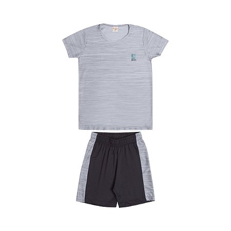 Conjunto Run Camiseta Malha Dry e Bermuda
