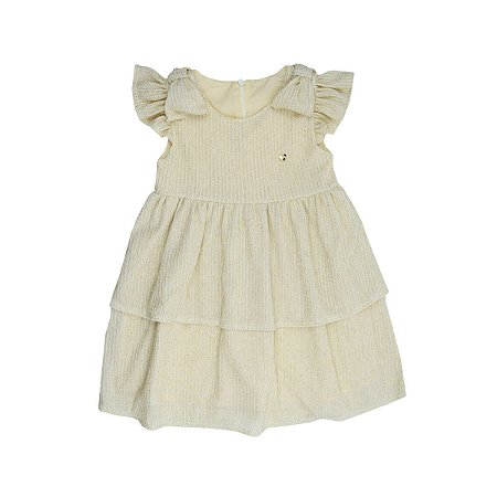 Vestido Shine Kids Off White