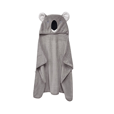 Toalha Power Sec Animada Coala Cinza