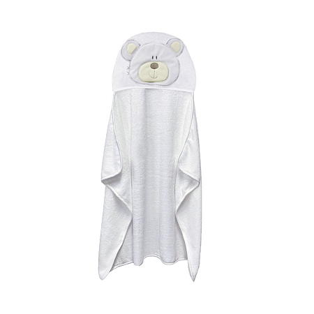 Toalha Power Sec Animada Urso Bru Branco