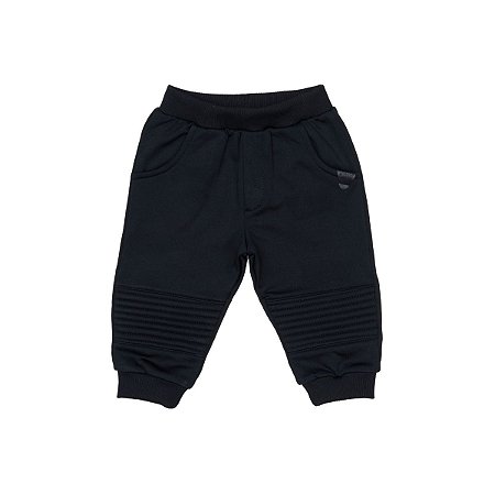 Calça Térmica Com Joelheira Com Elastano e Proteção UV 50+ Preto