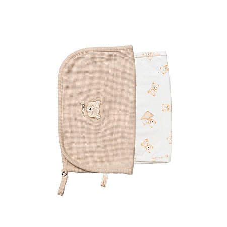 Kit Babitas 2pçs Algodão com Elastano e Malha