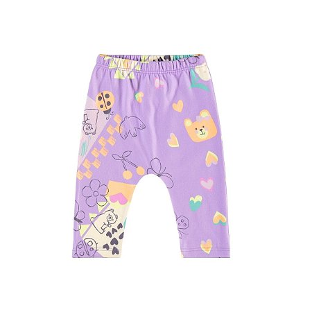 Calça em Malha Peluciada