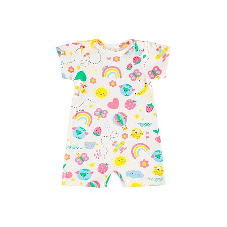 Macaquinho em Suedine Premium Estampado