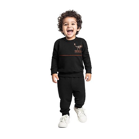 Conjunto Blusão e Calça em Moletom