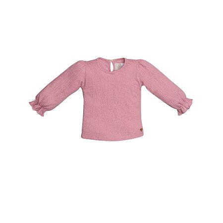 Blusa Manga Longa Malha Anarruga