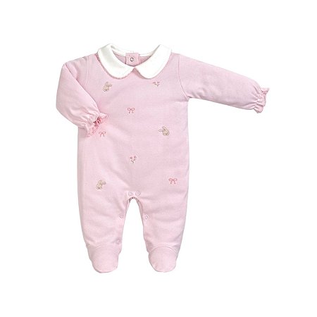 Macacão Longo Bordado Feminino