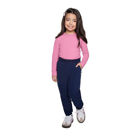 Blusa Manga Longa Básica Cotton