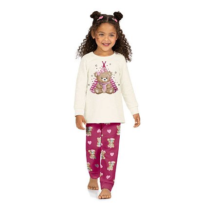 Pijama em Moletom Peluciado