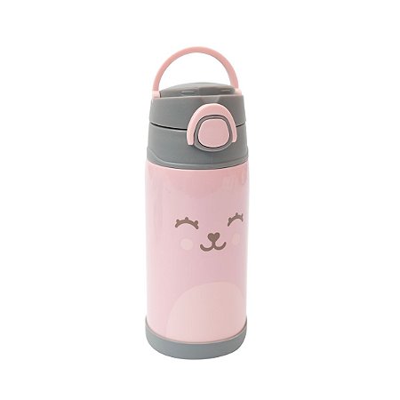 Copo Térmico Parede Dupla Gumy Rosa