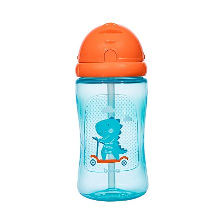 Garrafinha Dino Patinete Azul