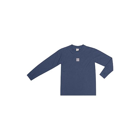 Camiseta Espaço Meia Malha  Azul Vintage