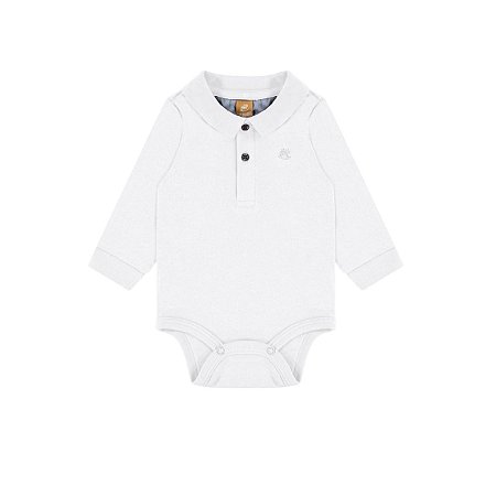 Body Polo Manga Longa Suedine