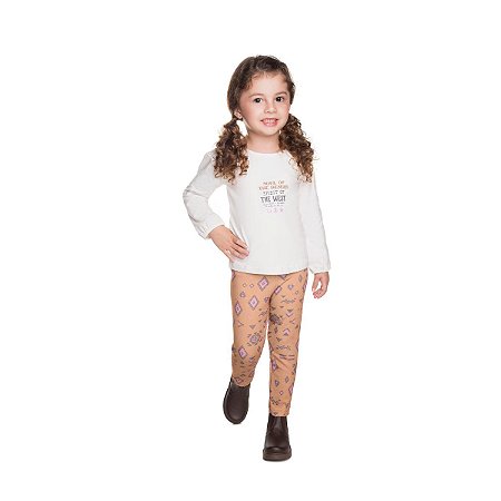 Conjunto Spirit Blusa Cotton Legging Molecotton Sublimado