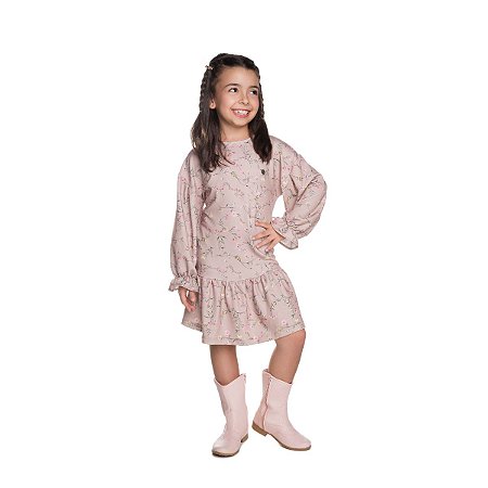 Vestido Vive Molecotton Bege